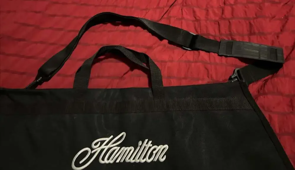 New without Tags Sports Bag Hamilton Embroidered Name  Bottom Load Pickel Ball
